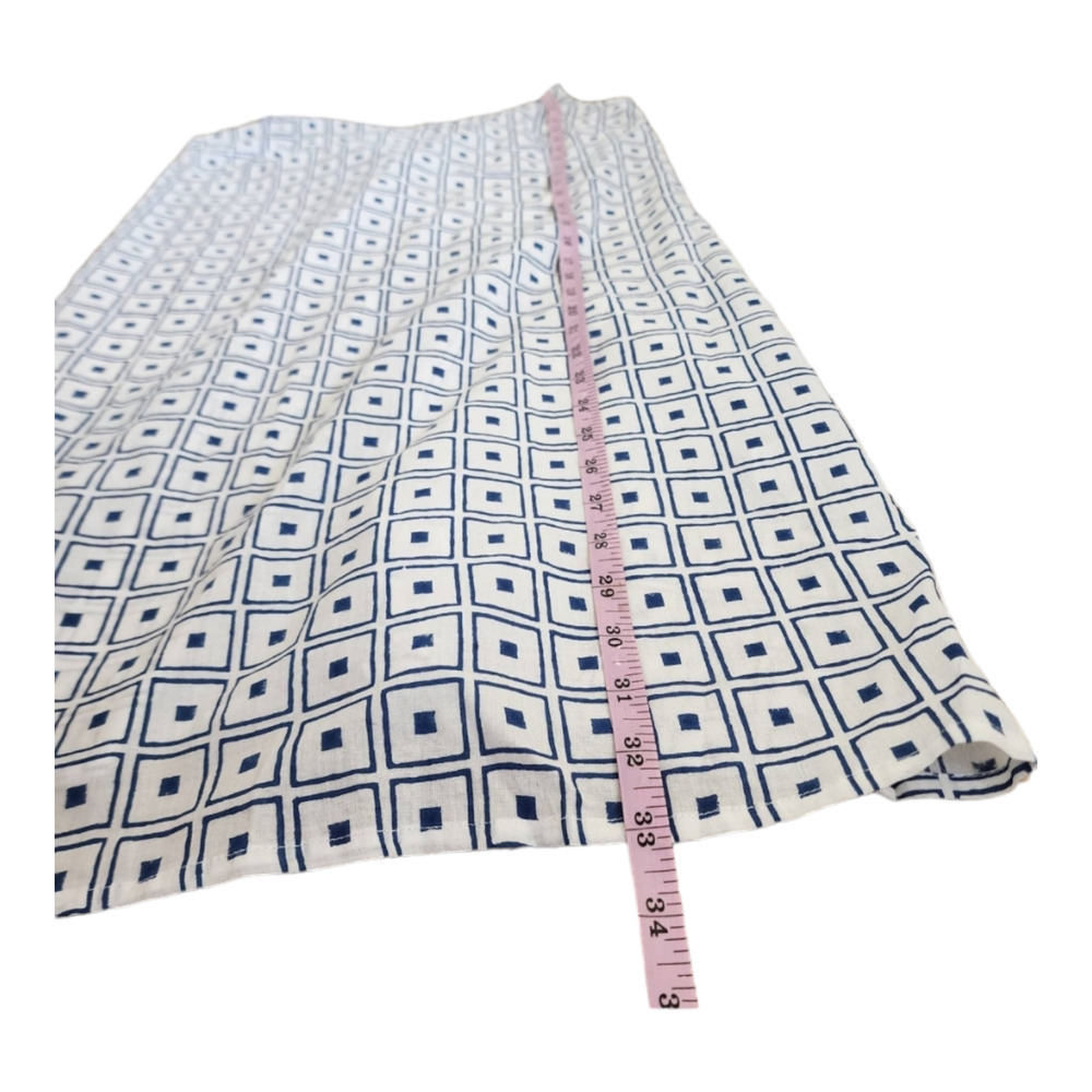 Rekh&datta hand block printed lightweight cotton dress abstract unique size s - Picture 8 of 8